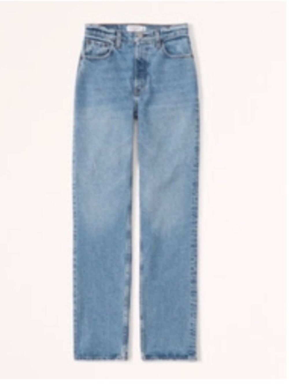 Abercrombie & Fitch Ultra High Rise 90s Straight Jean -- 27 Short